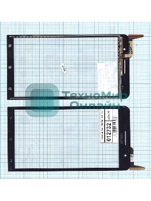 Сенсорное стекло (тачскрин) для Asus ZenFone 6 A600CG/A601CG, черное