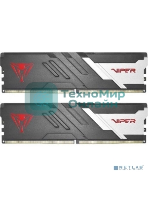 Оперативная память Patriot Viper Venom, DDR5, 64GB (2x32GB), 5600MHz, CL40, DIMM, с радиаторами, черный