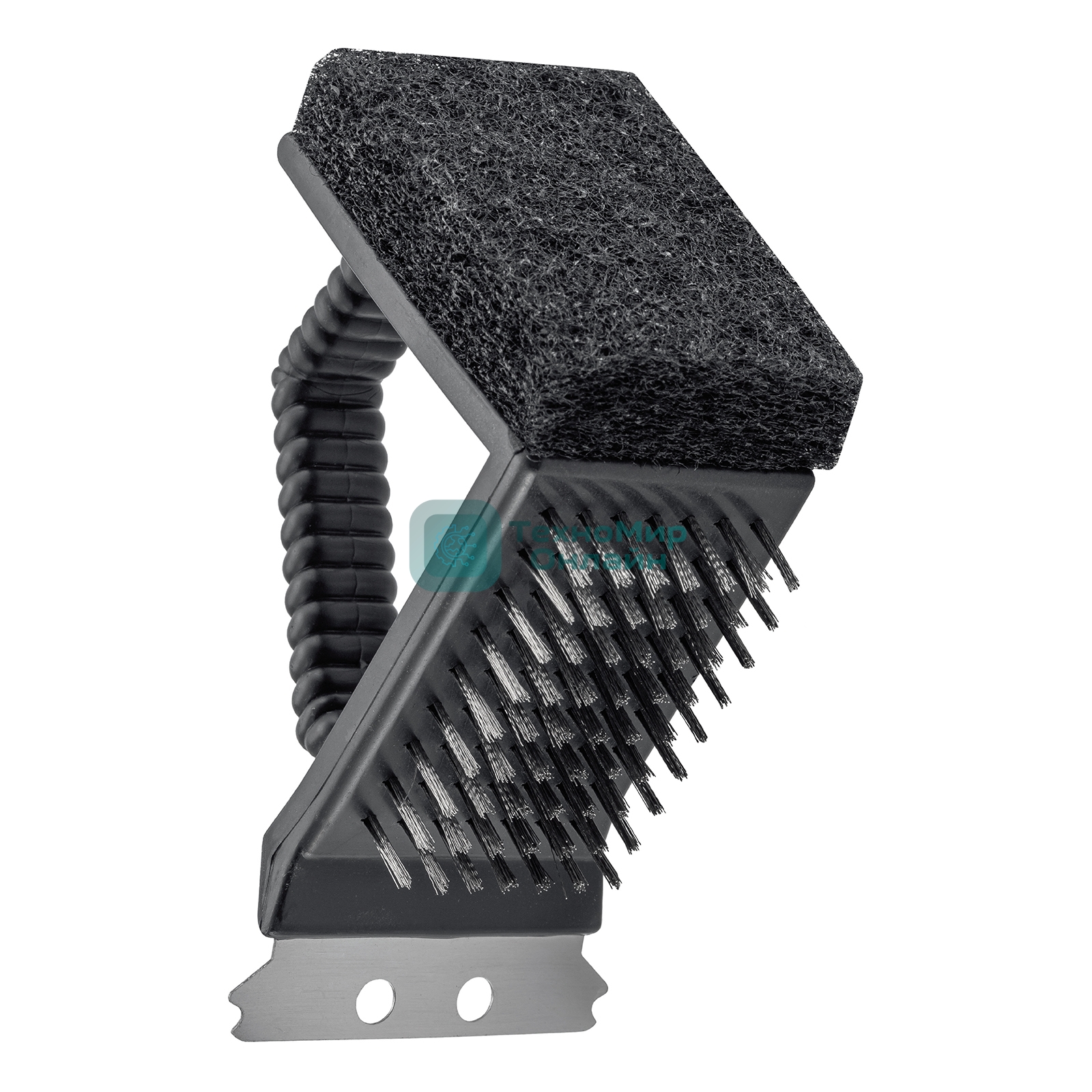 Щетка для чистки гриля Camping Palisad 3 в 1 (щетка, скребок, губка)