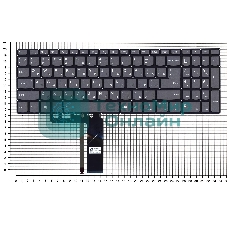 Клавиатура для ноутбука Lenovo ThinkBook 15-IIL 15-IML черная с подсветкой