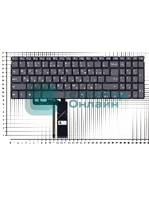 Клавиатура для ноутбука Lenovo ThinkBook 15-IIL 15-IML черная с подсветкой