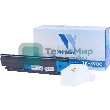 Картридж NVPrint совместимый Kyocera TK-590 Cyan для FS C2026MFP/C2126MFP/C2526MFP/C2626MFP (5000k)
