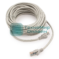 Патч-корд медный UTP Cablexpert PP10-10M cat.5, 10м, литой, многожильный, серый