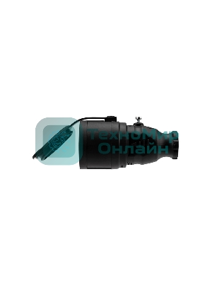 Розетка переносная влагозащищенная Rexant с крышкой, с/з, 16 А, IP44 каучук