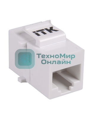 Проходной адаптер cat.5e UTP, RJ45-RJ45, тип Keystone Jack CS7-1C5EU ITK