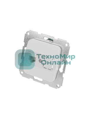 Розетка компьютерная Kranz RJ45 DEA с/у мех. белый