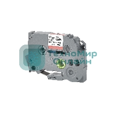 Кассета с лентой S'OK by Sakura Printing TZEFX431 для Brother, черный на красном, 12мм/8м, наклейка