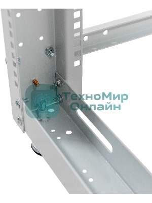 Стойка двухрамная NTSS NTSS-2POR42U/600-1000 42U 550ммx1000мм 600кг серый