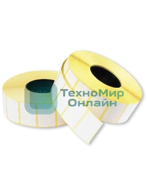 Термоэтикетки Cactus Top CS-TT30201800 сег.:30x20мм самоклей. д.вн.рул.92мм д.вт.40мм 1800шт/рул белый