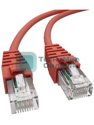 Патч-корд NTSS NTSS-PC-UTP-RJ45-5e-0.15-LSZH-RD NTSS-PC-UTP-RJ45-5E-0.15-LSZH UTP RJ-45 вил.-вилка RJ-45 cat.5e 0.15м красный LSZH (уп.:1шт)