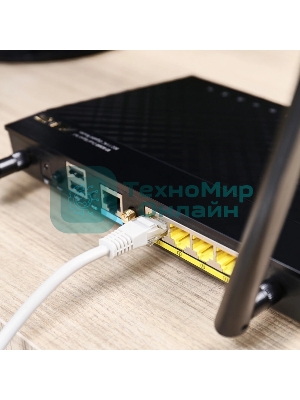 Пaтч-корд U/UTP Rexant, cat.5e, RJ45-RJ45, неэкранированный, PVC серый, 25м