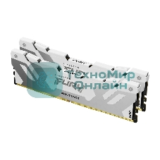 Оперативная память Kingston Fury Renegade, DDR5, 32Gb (1x32Gb), 6400MHz, CL32, DIMM, радиатор, белый