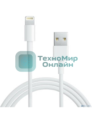 Кабель Rexant USB-A – Lightning, 2,4А, 2м, ПВХ, белый
