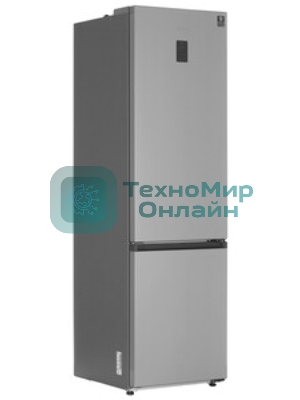 Холодильник Samsung RB38C671DSA/EF серебристый двухкамерный 276/100л морозилка снизу, No Frost