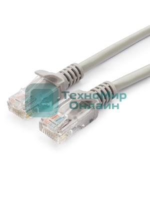 Патч-корд медный UTP Cablexpert PP10-10M cat.5, 10м, литой, многожильный, серый
