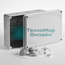 Коробка распределительная ОП 240х195х90 IP55 без герм. Рувинил 67066