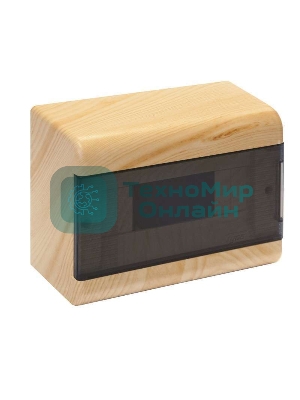 Щиток ОП Тусо 9мод. с прозрачной двер. 222х160х93мм IP40 сосна на светл. основе Рувинил 68029-27М