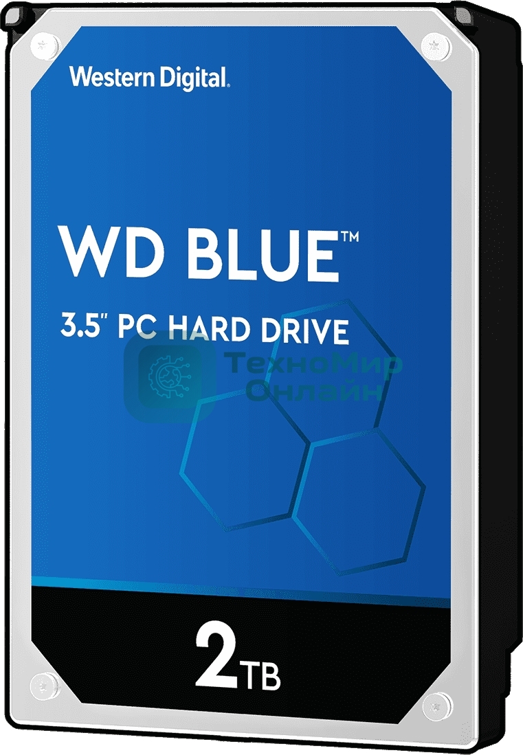 Жесткий диск Western Digital 2Tb 7200rpm WD20EZBX SATA-III Blue 256Mb 3.5