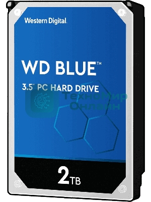 Жесткий диск Western Digital 2Tb 7200rpm WD20EZBX SATA-III Blue 256Mb 3.5