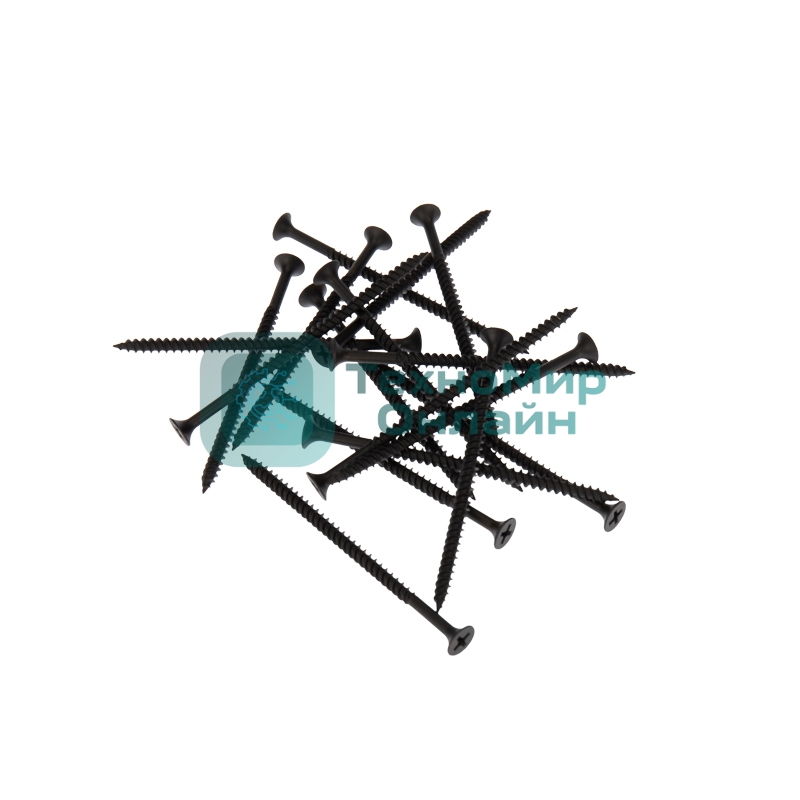 Саморез гипсокартон-металл Kranz 4,2х75, пакет (300 шт/уп)