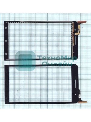 Сенсорное стекло (тачскрин) для Asus ZenFone 6 A600CG/A601CG, черное