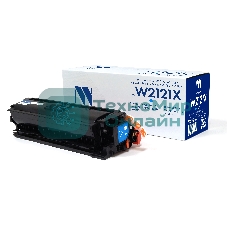 Картридж лазерный NVPrint совместимый NV-W2121X Голубой для HP Color LaserJet M555X/M555dn/M554dn/M578z/M578f/M578dn/M578c (10000k)