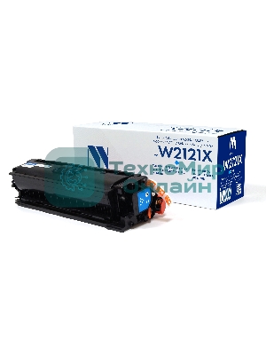 Картридж лазерный NVPrint совместимый NV-W2121X Голубой для HP Color LaserJet M555X/M555dn/M554dn/M578z/M578f/M578dn/M578c (10000k)