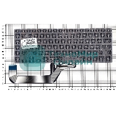 Клавиатура для ноутбука Asus VivoBook 15 X505 черная