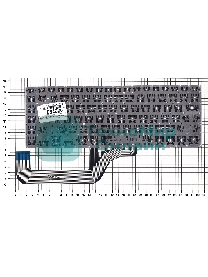 Клавиатура для ноутбука Asus VivoBook 15 X505 черная