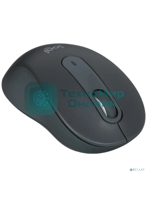 Мышь беспроводная Logitech Signature M650 графитовый, 4000 dpi, радиоканал, Bluetooth, USB, кнопки - 5