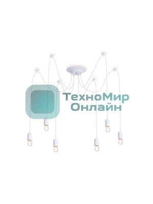 Светильник Ambrella light TR8177/6 WH белый E27*6 max 40W D630*910