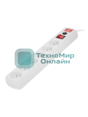 Сетевой фильтр Most LR 1.7м (6 розеток) белый (коробка)