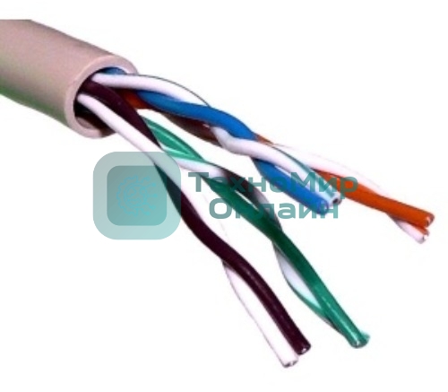 Кабель сетевой FTP cat 5E 305m solid (AWG26),0.50мм,CCA alloy cat5E 305м стандартный (PN-631962)