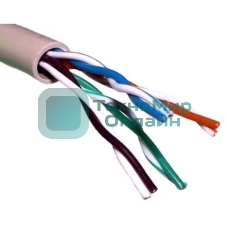 Кабель сетевой FTP cat 5E 305m solid (AWG26),0.50мм,CCA alloy cat5E 305м стандартный (PN-631962)