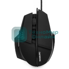 Мышь проводная Гарнизон GM-740G черный, 3200 dpi, USB, кнопки - 7
