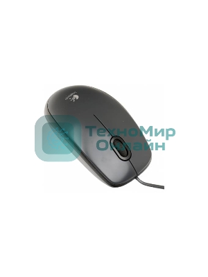 Мышь проводная Logitech M100/100R DARK/GREY (темно-серая/черная), 1000 dpi, USB, кнопки - 3