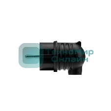 Вилка Rexant угловая влагозащищенная, с/з, 16 А, IP44 каучук