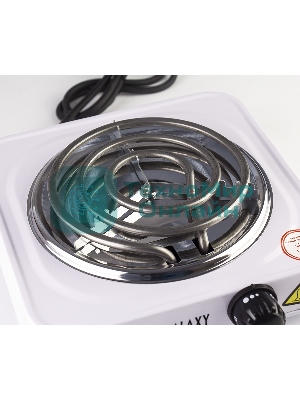 Плита настольная электрическая Galaxy Line GL 3003, белый, электрическая, 1000 Вт