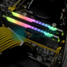 Оперативная память Patriot Viper Steel, DDR4, 32GB (1x32GB), 3200MHz, CL18, DIMM, с радиатором, RGB, черный