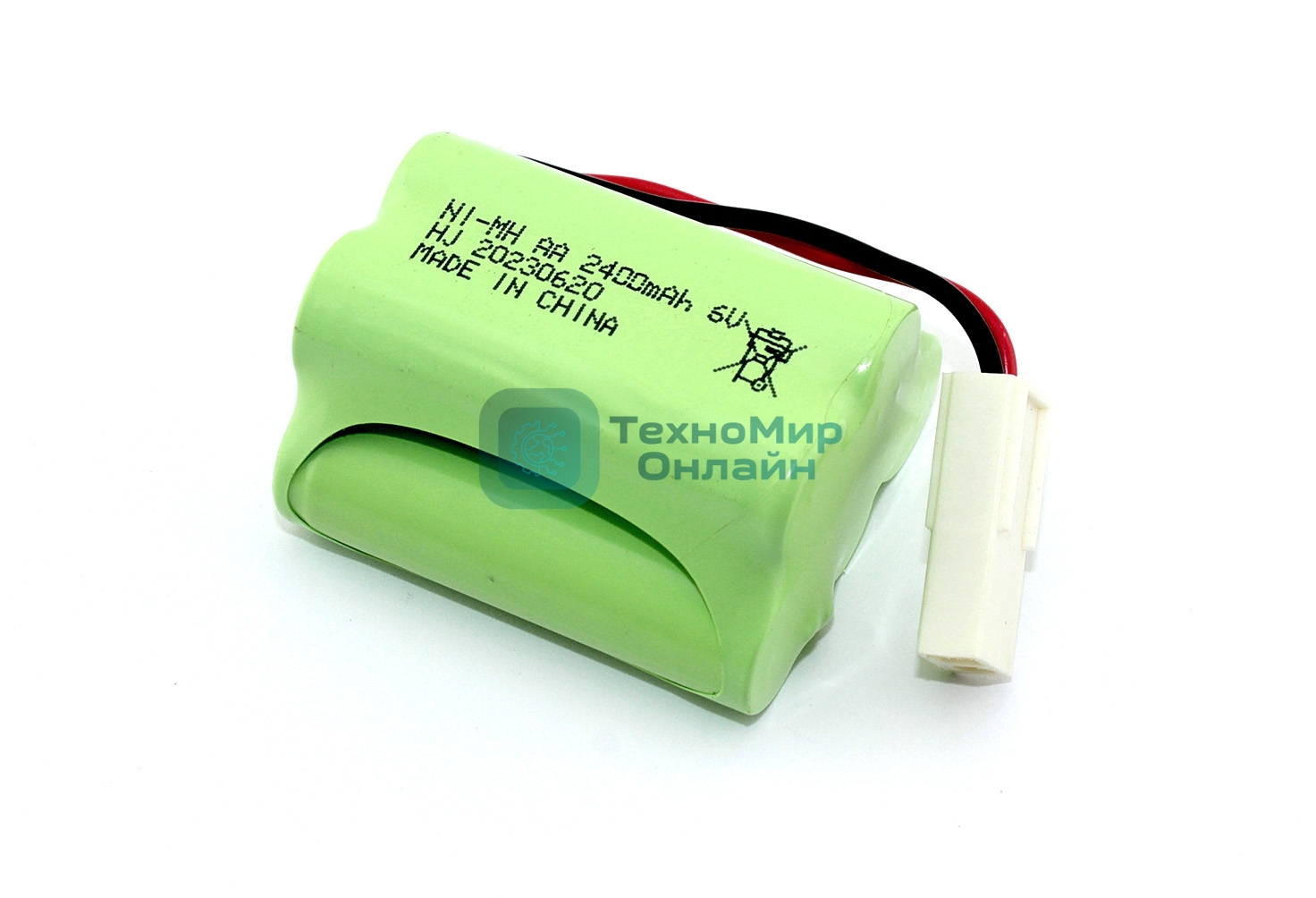 Аккумулятор Ni-Mh 6V 2400 mAh AA Row разъем EL-2P (2+3)