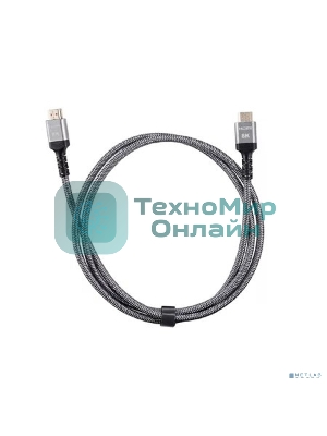 Кабель HDMI 19M/M,ver. 2.1 8KX60Hz (Econom) оплетка 1.5m iOpen ACG859A-1.5