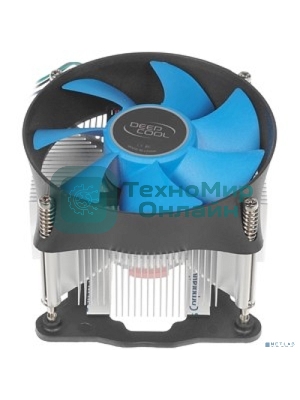 Кулер для процессора DEEPCOOL THETA 31 PWM 1700 черный/синий, 92 мм, алюминий/медь, 2400 об/мин, 30.3 дБ, 4 pin, 95 Вт, 66 мм