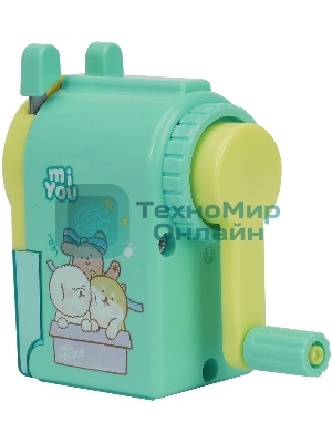 Точилка для карандашей механическая Deli E0641 miYou, 1 отверстие, пластик, ассорти