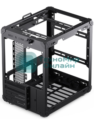 Компьютерный корпус JONSBO Computer Case C6Handle black hang-in version черный, Mini-Tower, материнская плата mATX, без БП, прозрачная боковая панель