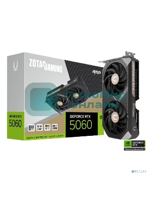Видеокарта Zotac RTX 5060 TWIN EDGE OC 8Gb GDDR7 128bit 3xDP HDMI 2FAN MEDIUM PACK