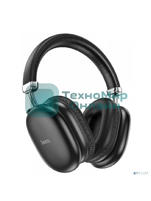 Беспроводные/проводные наушники HOCO W35 Max черный, полноразмерные, Bluetooth + проводной, до 90 ч.