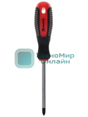 Отвертка Matrix Fusion 11403, PZ2 x 100 мм, CrV, 3-х компонентная рукоятка 