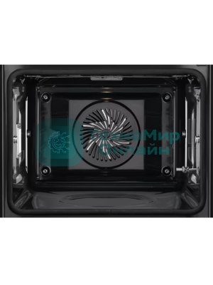 Встраиваемый духовой шкаф Electrolux EOE9P3XT электрический с конвекцией, объем 72 л, 17 режимов, очистка паровая, 3 стекла в дверце, направляющие проволочные + телескопические (1 уровень),черное стекло и черный матовый,термозонд