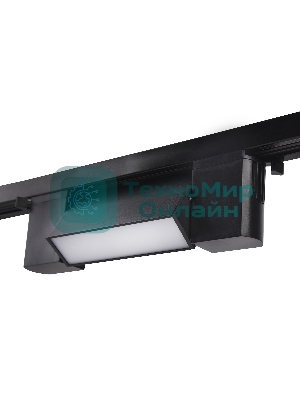Трековый однофазный светодиодный светильник Ambrella light GL6660 BK черный LED 6W 4200K