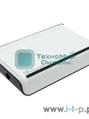 Коммутатор настольный неуправляемый Tenda S108 (mini), 8 портов Ethernet 10/100 Мбит/сек, пластиковый корпус
